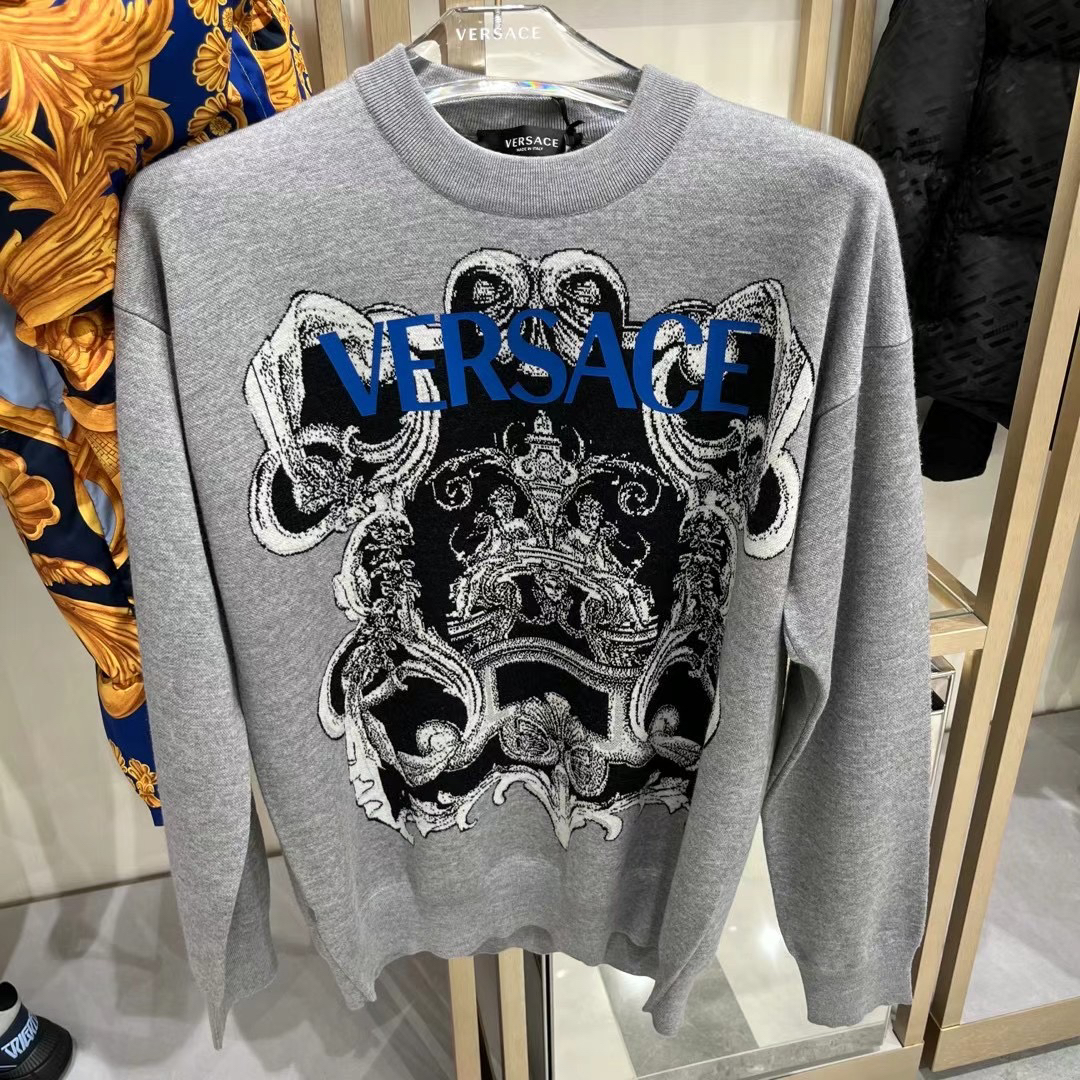 全新未使用 Versace/范思哲 凡凡欧奢名品男士毛衣回国3周不退换