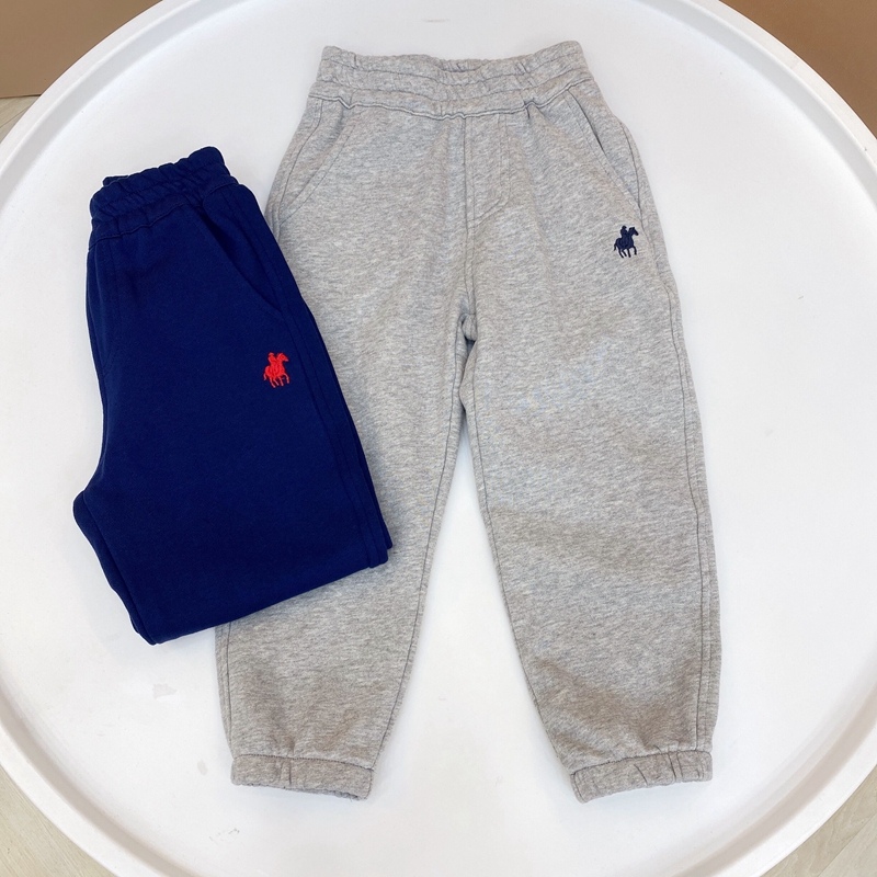 中大童宝宝休闲百搭中腰春秋季运动长裤松紧腰儿童简约纯色卫裤