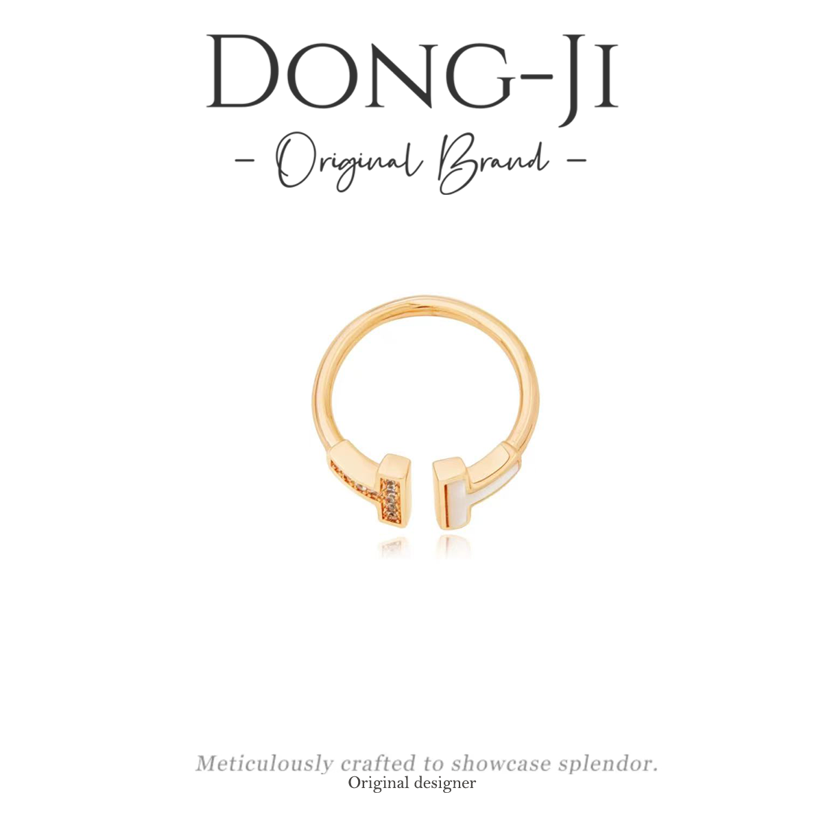 铜合金戒指 【DONGJI专属】JZ6056秋冬新款经典简约百搭甜美风戒指