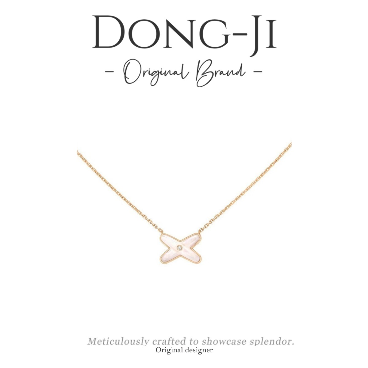 铜合金项链 【DONGJI专属】XL3123甜美轻奢时尚百搭少女秋冬项链