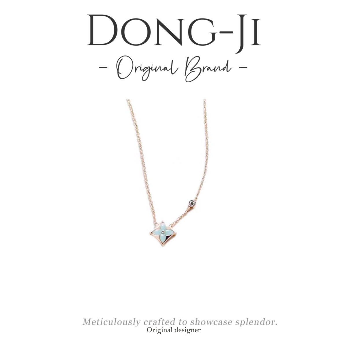 铜合金项链 【DONGJI专属】XL3134甜美轻奢时尚百搭CNC精工项链