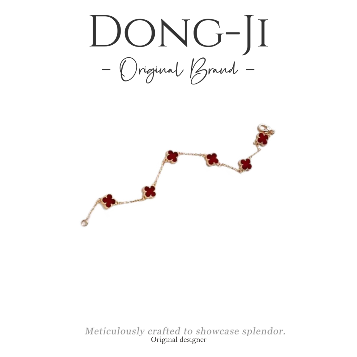 铜合金手链 【DONGJI专属】SL9059甜美轻奢CNC精工迷你小款手链