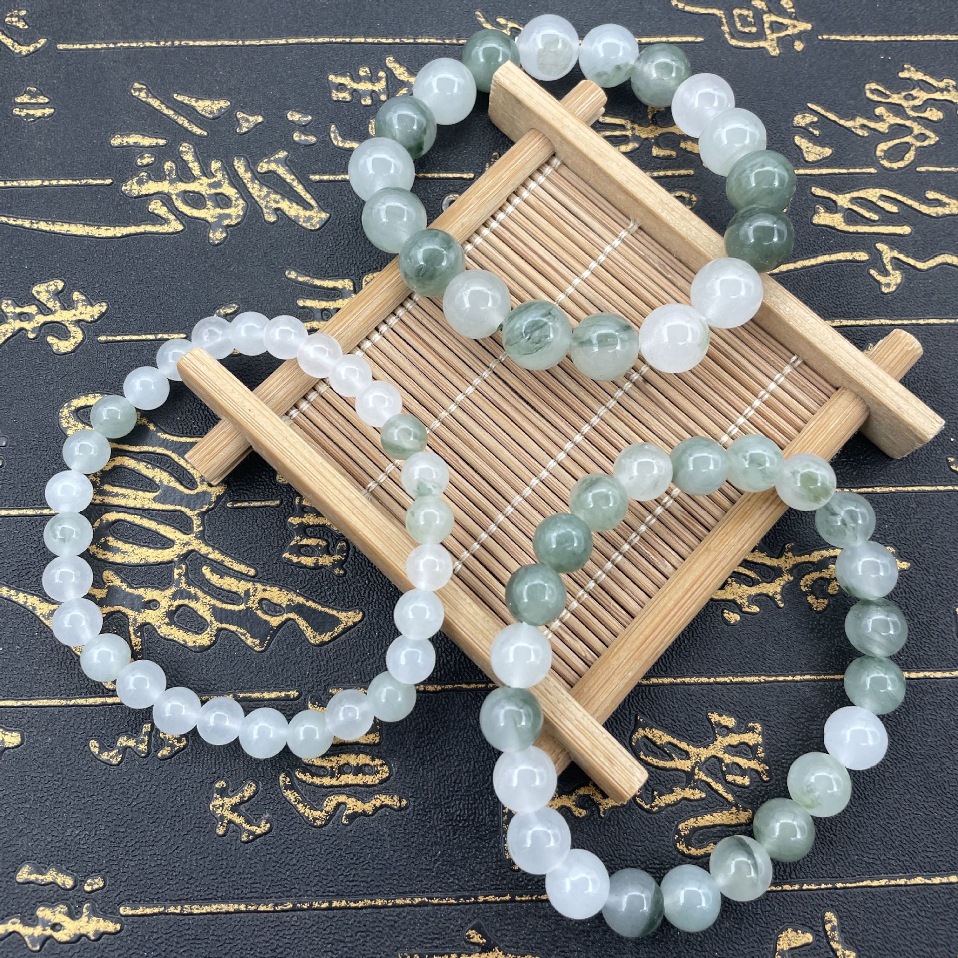 非金属仿水晶手链 小清新手串简约飘花女款百搭手链手饰品