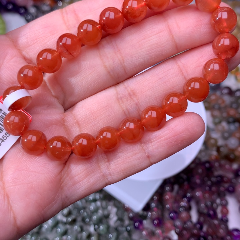 【闪购商品】水晶手链未镶嵌掉****珠红兔毛8