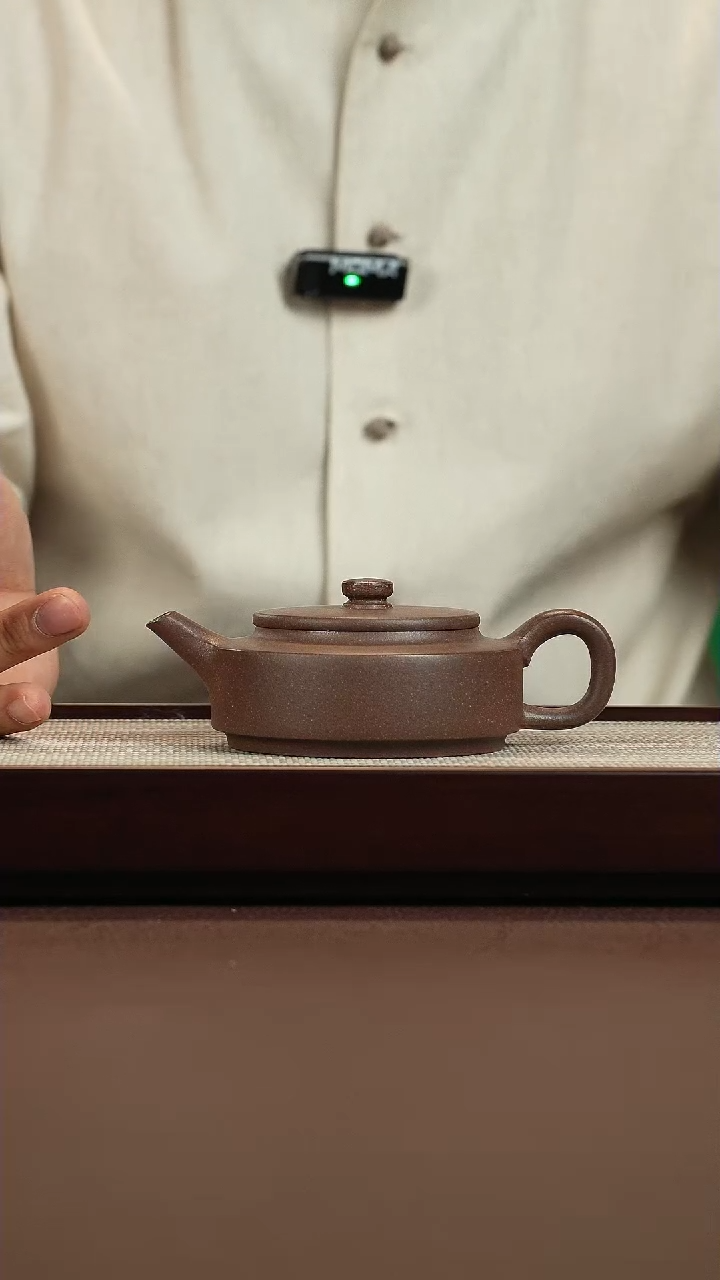 【闪购商品】紫砂茶壶@@王芸周盘  天青泥150CC