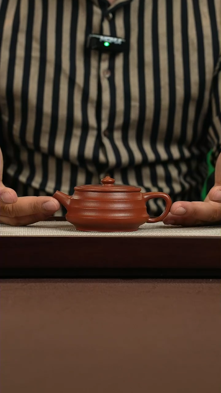 【闪购商品】紫砂茶壶@@隐瓢  朱泥