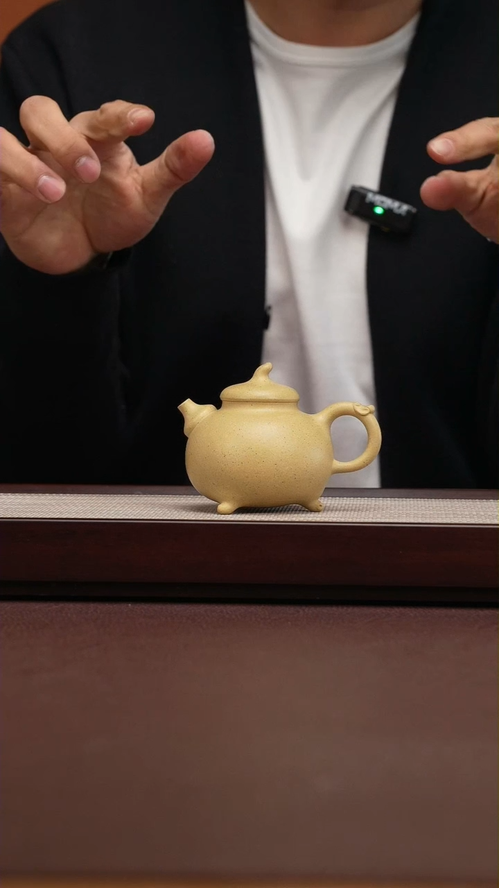 【闪购商品】紫砂茶壶@@陈小平乾坤葫芦  本山绿170cc