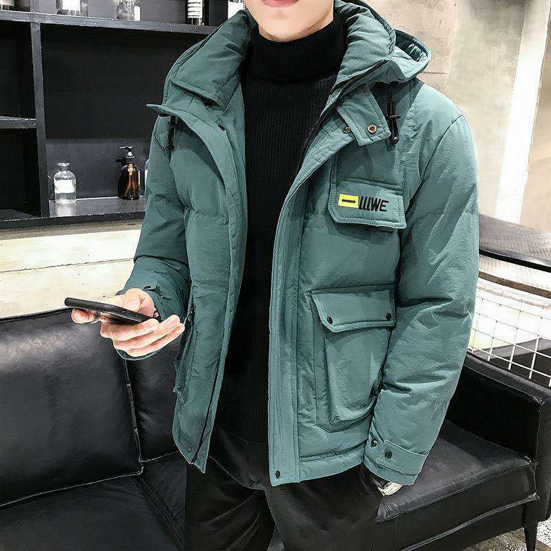 羽绒服冬季外套男潮工装羽绒服男士羽绒服加厚潮流韩版帅气