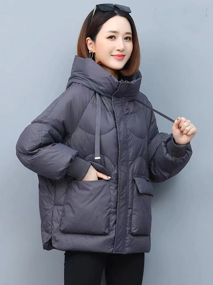 新款休闲减龄羽绒服外套冬季韩版宽松时尚短款羽绒服新款羽