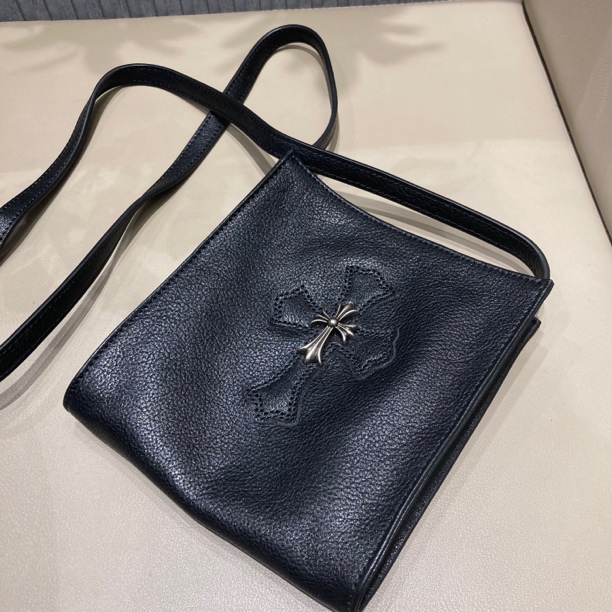 Misshoney 单肩斜挎小方包 黑色头层牛皮