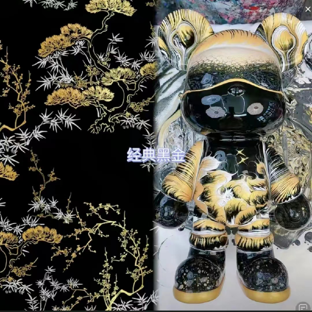 流体熊摆件手工制作DIY居家饰品定制创意摆设个性暴力熊高档潮玩