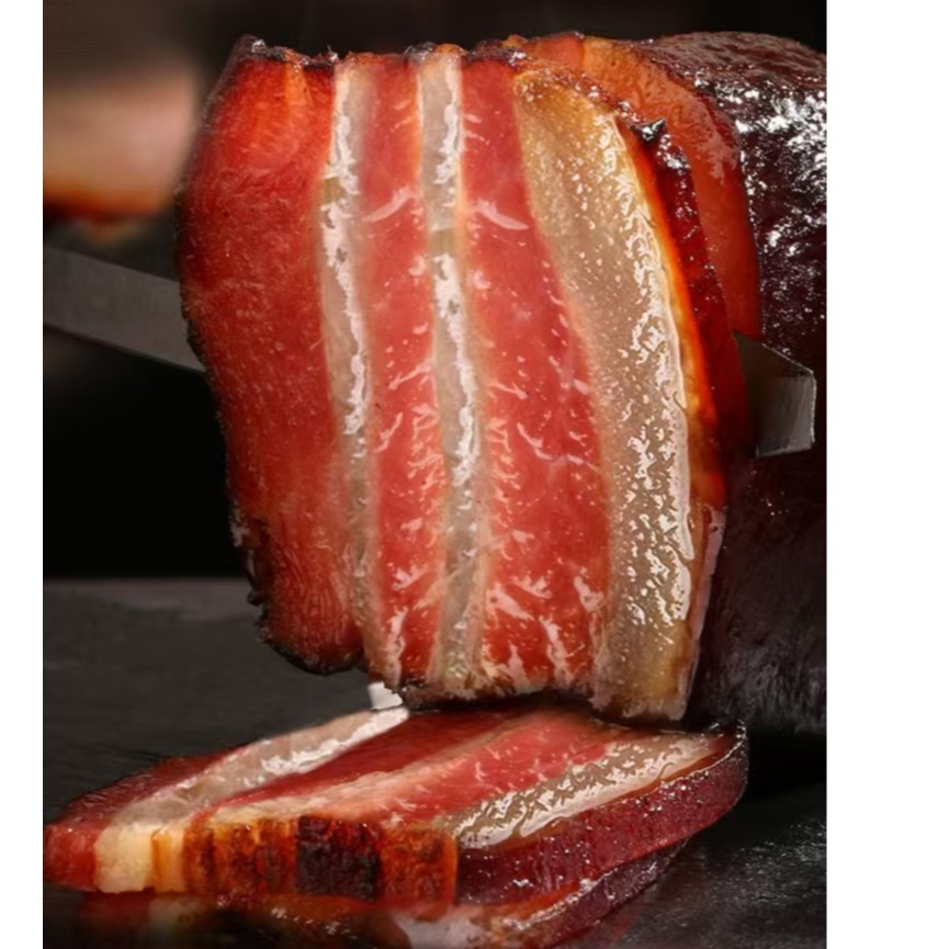 三线精品五花肉农家小火慢熏腊五花