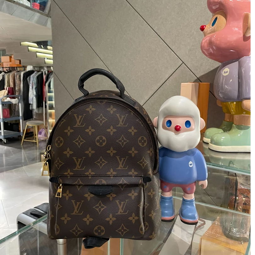 95新 LV 帝爵奢品LV老花双肩包