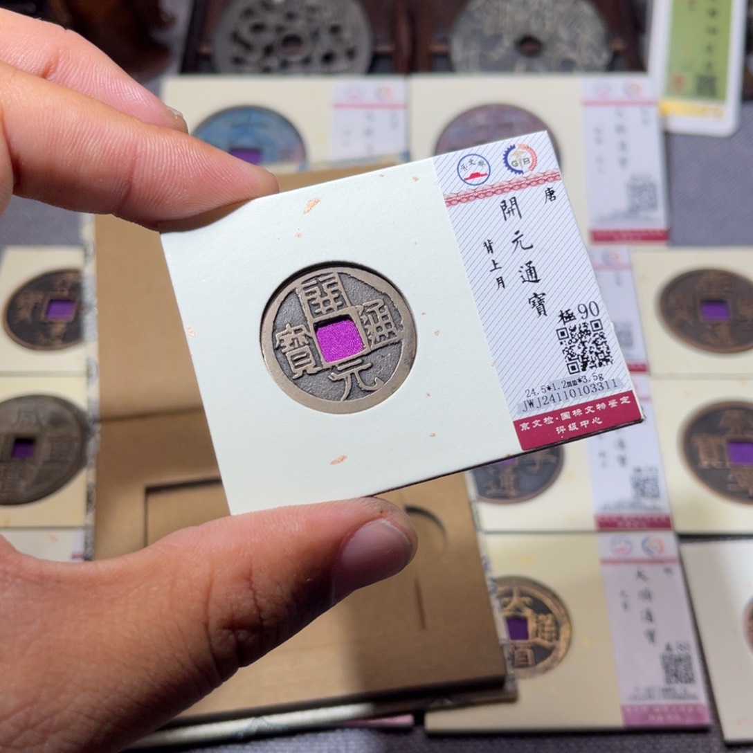 铜臻选开元通宝背月3311