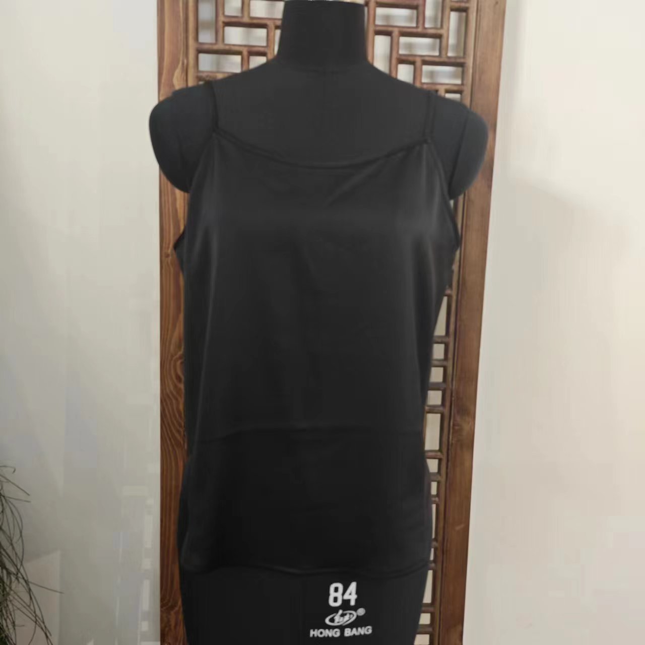 凤徕兮私人定制黑色光板吊带上衣SD4608（LS163)(SD4502)