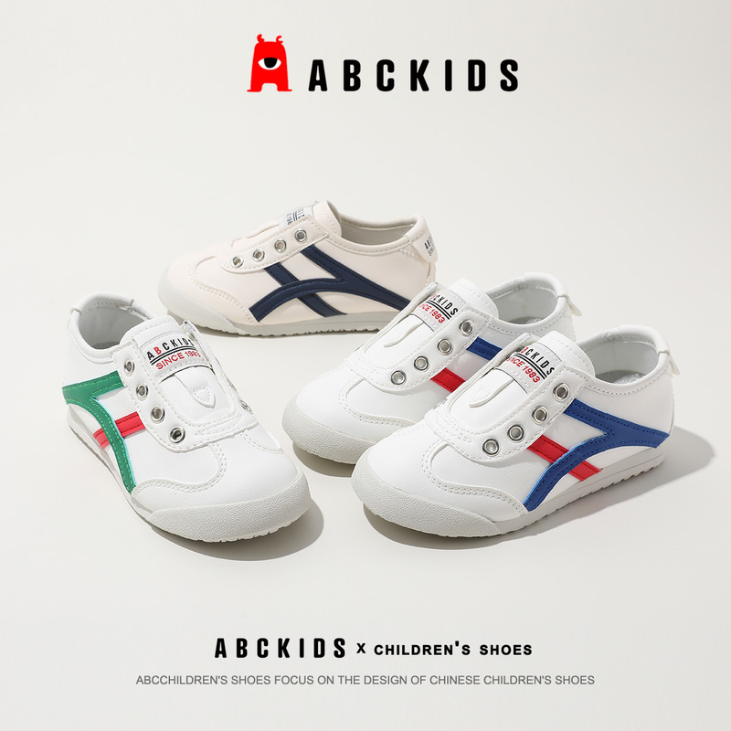 ABCkids男女童鬼鞋阿甘鞋2025春季新款百搭休闲鞋SY333603605AX
