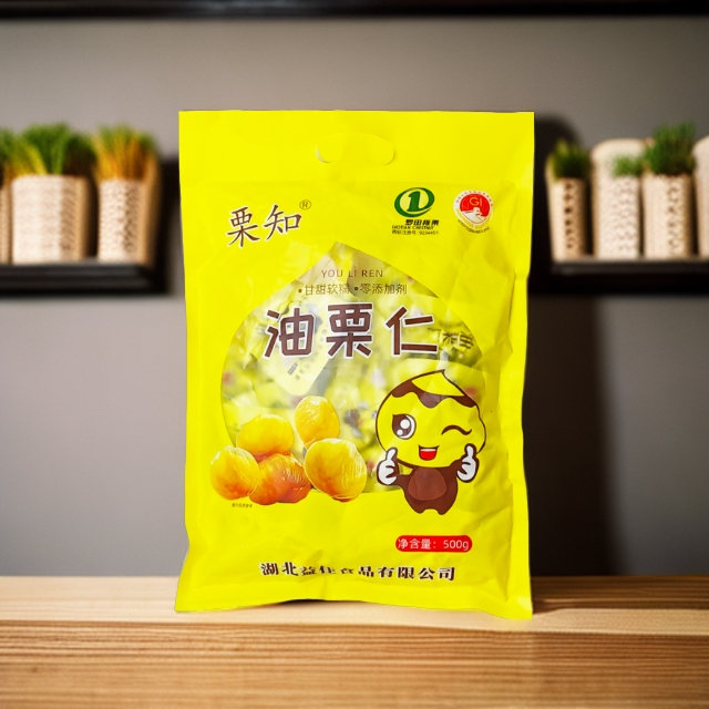 栗知油栗仁500g甘甜软糯开袋即食板栗仁熟甘栗仁零食