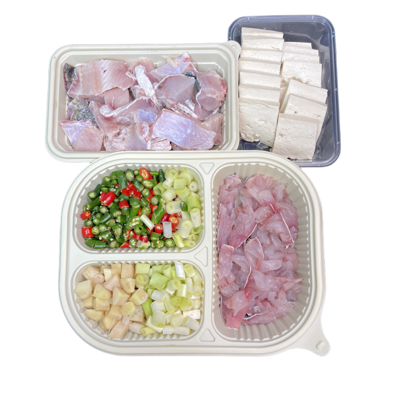 小煎乌鱼花+乌鱼豆腐汤【整条乌鱼750g ±50g】