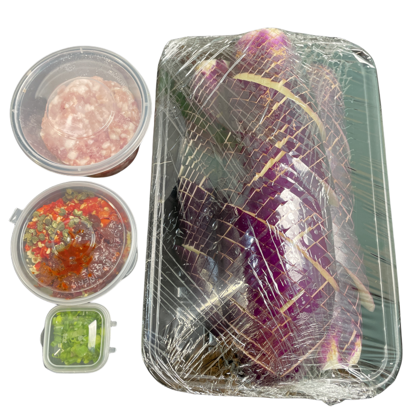 红烧茄子（肉末130g）