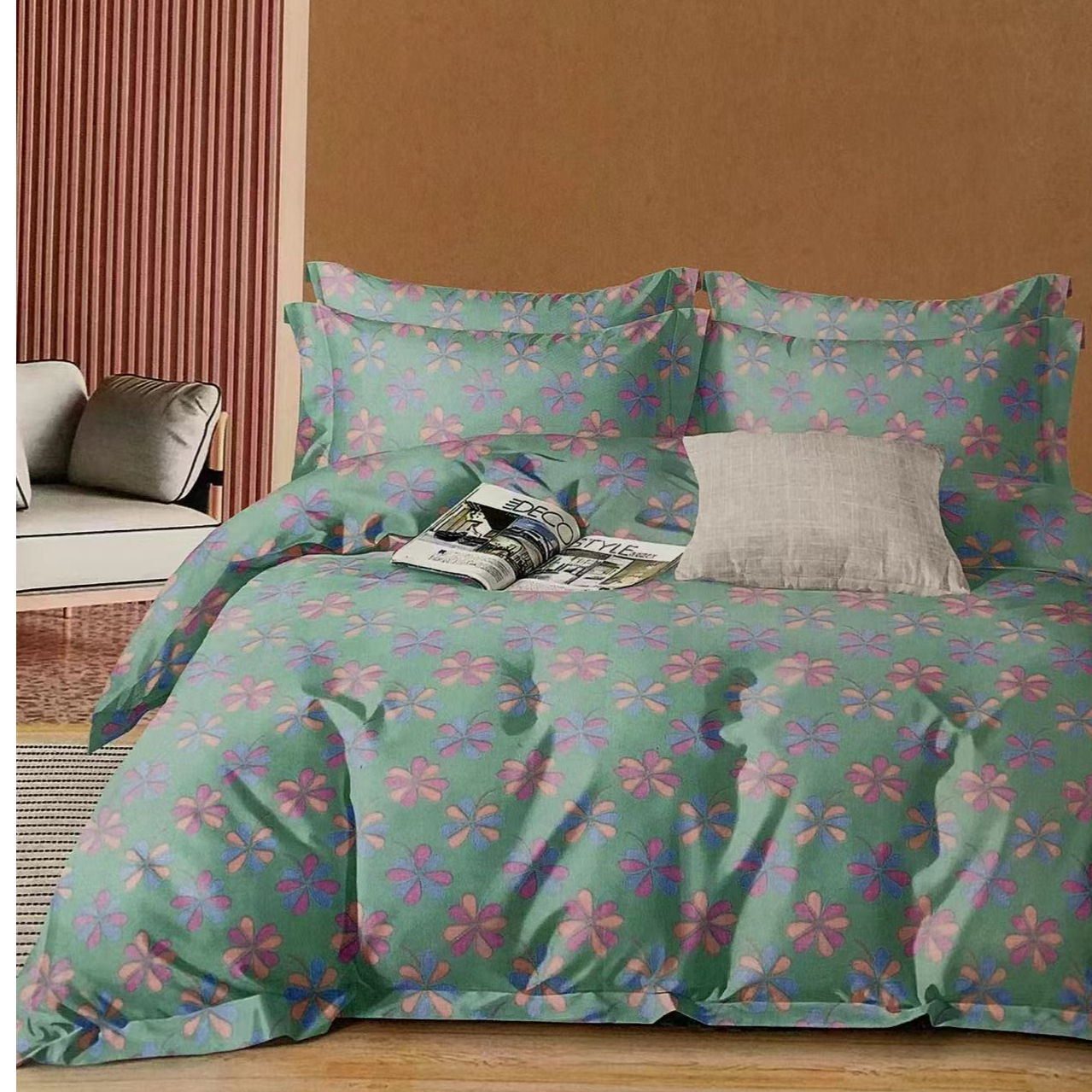 【大弘家纺】新款山水系列床单被罩四件