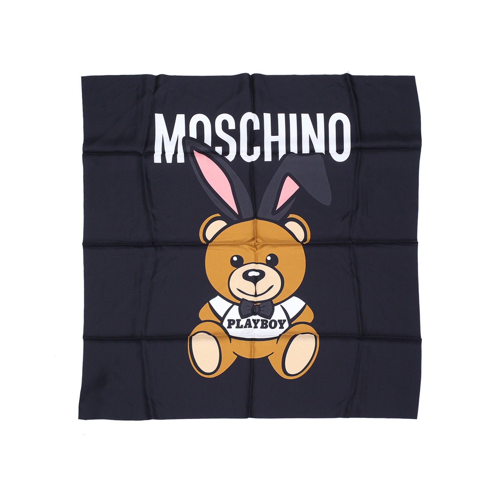 99新 MOSCHINO 【33精选】110726茉思奇诺围巾03549 黑色