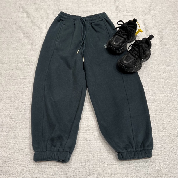 23128高端童装时尚百搭设计款加绒卫裤W/B1-2-1