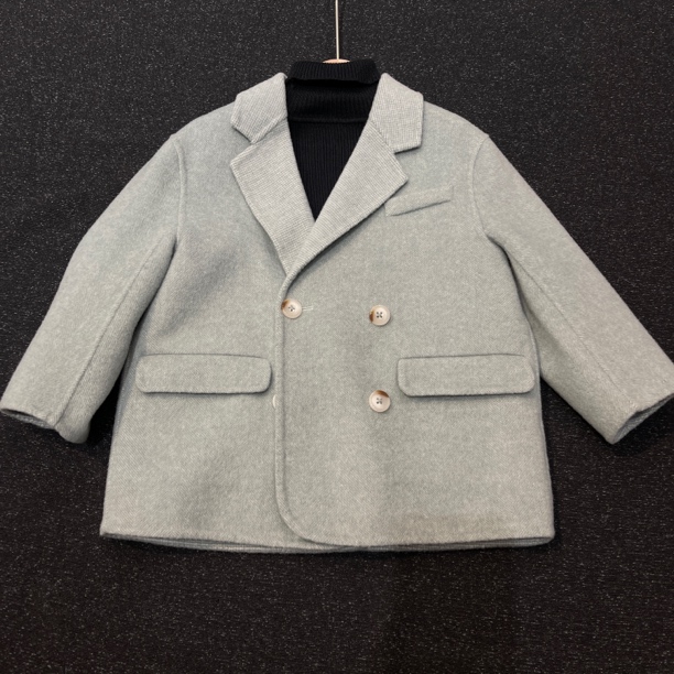 24465高端童装秋冬新款中长款大衣A14-3-4