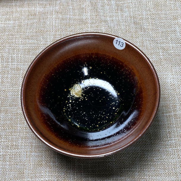 建窑建盏主人杯 万物生平口 9.1口径