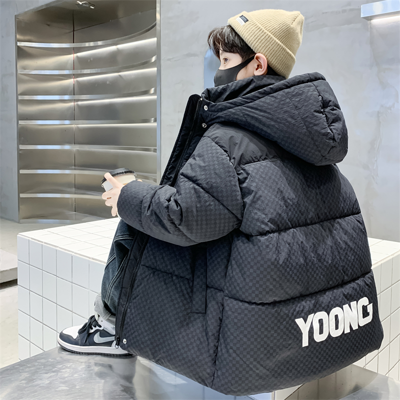 儿童装男童冬装棉衣2023新款男孩冬季棉服中大童加厚棉袄外套