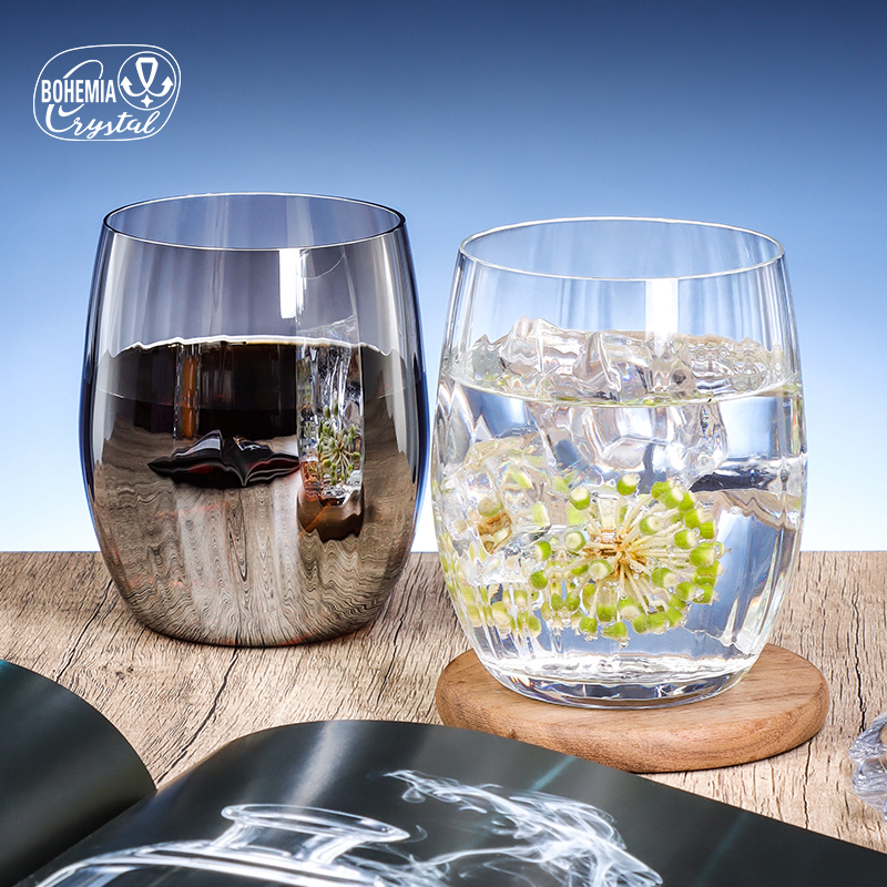 莱克斯捷克进口高端无铅水晶简约喝水杯套装饮料杯现代大容量茶杯