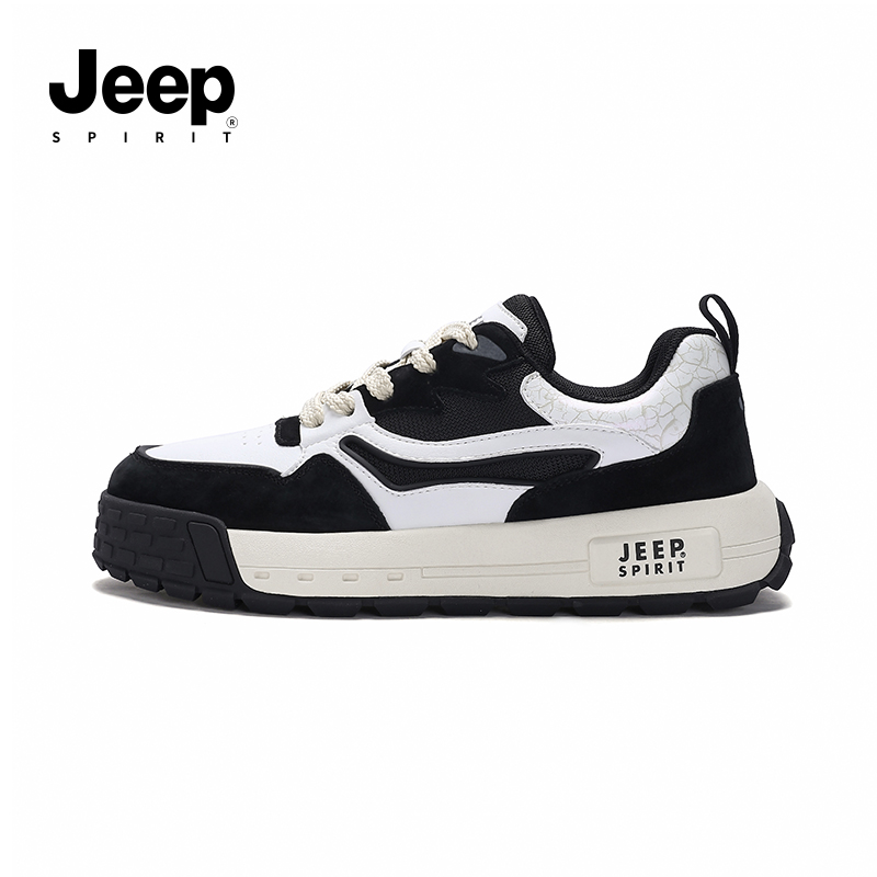 JEEPSPIRIT吉普休闲男士板鞋2025秋季新款时尚百搭运动鞋男款鞋子