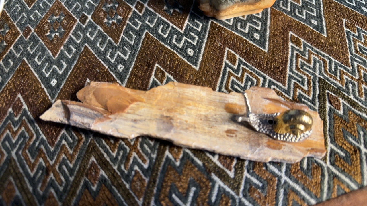 牙牙铜蜗牛线香插