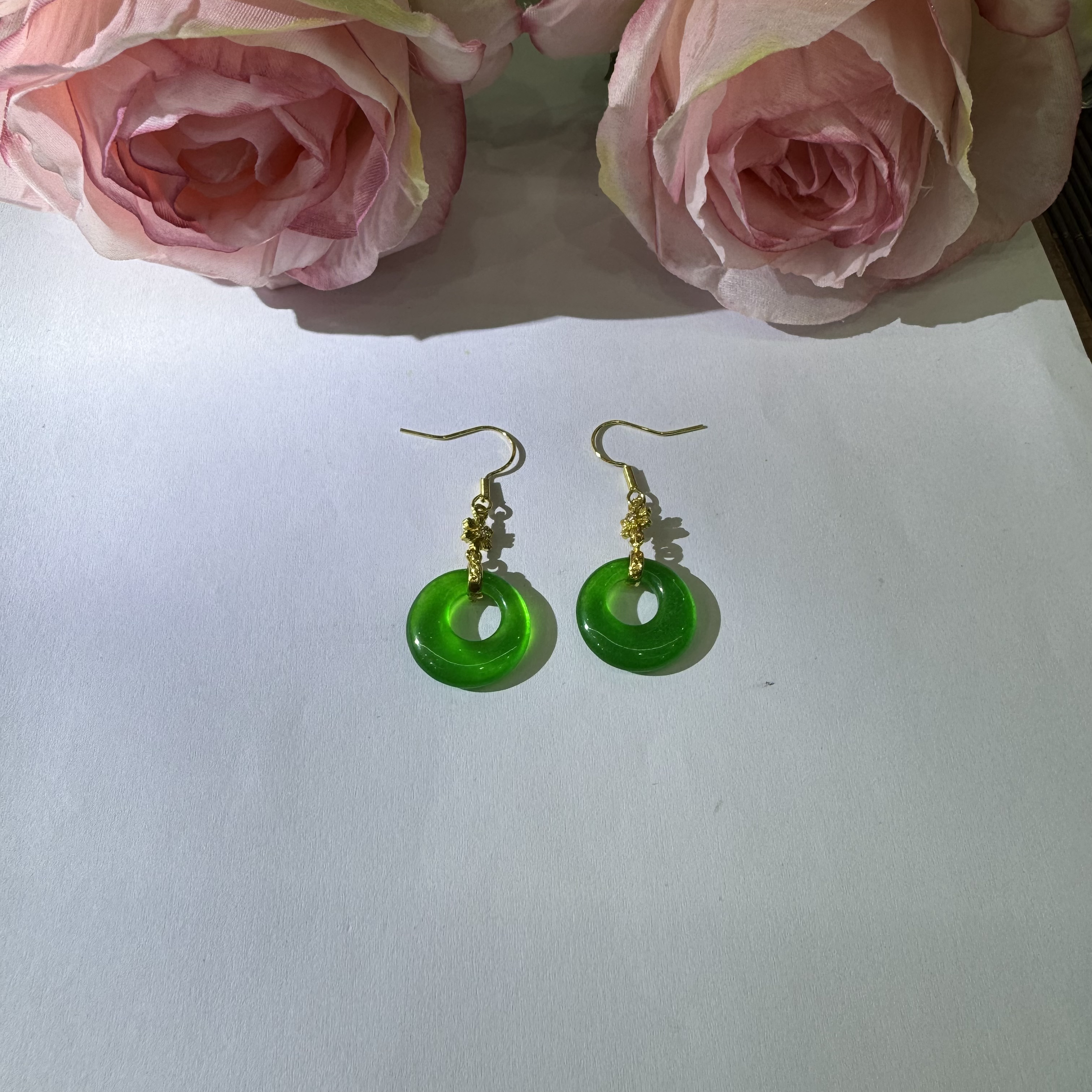 高定珠宝翡翠耳坠RX289S048