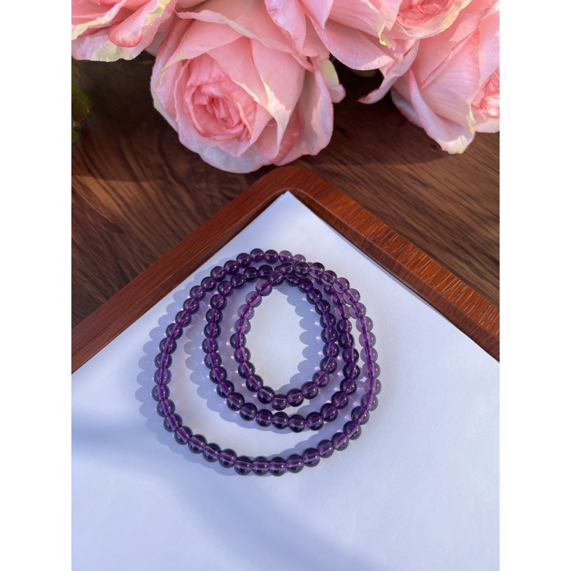 高定珠宝紫水晶手串QC229S28