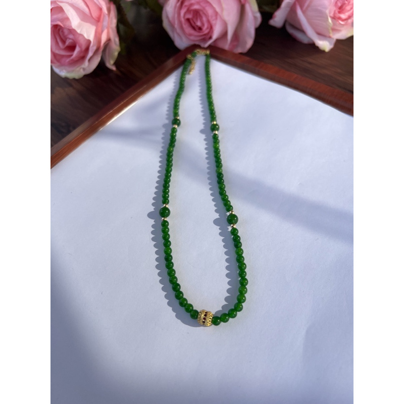高定珠宝碧玉项链HF261S048
