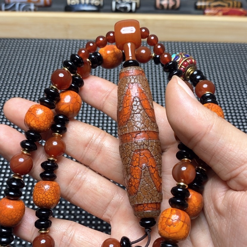 【闪购商品】玛瑙/玉髓项链未镶嵌石*