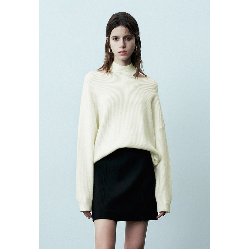 【UR魅力】UR新款百搭显瘦时尚女装镂空超宽松针织衫UWG940065