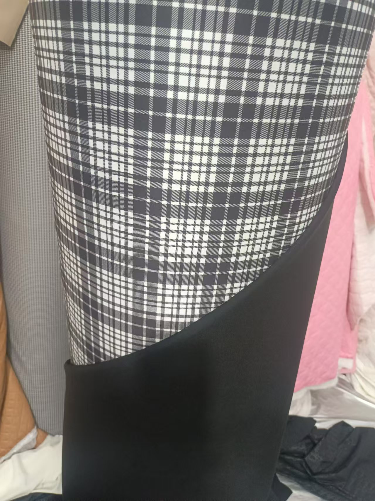 外穿双面做羽绒裤直冲绒制衣面料