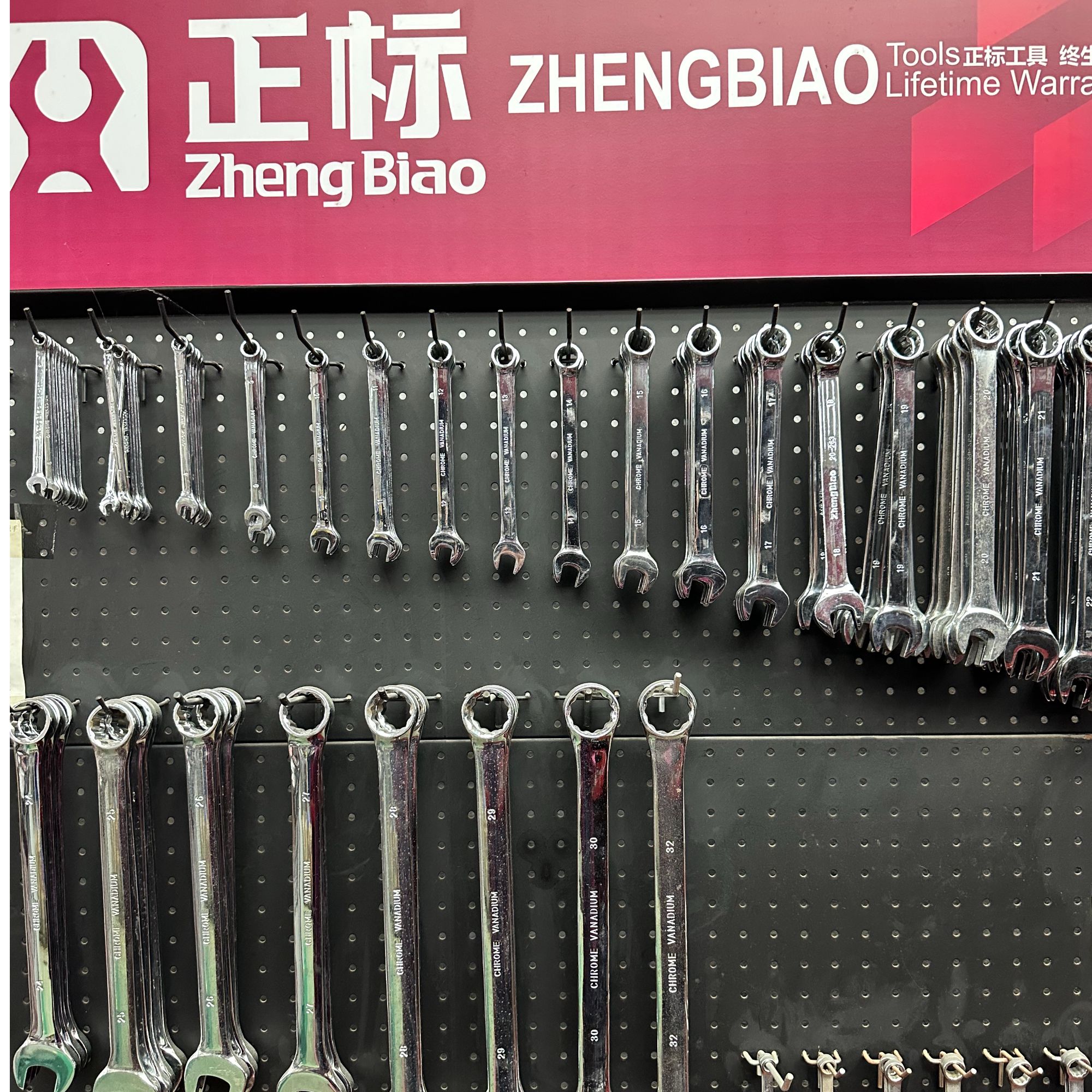 正标镜面两用扳手CRV材质高品质手动工具