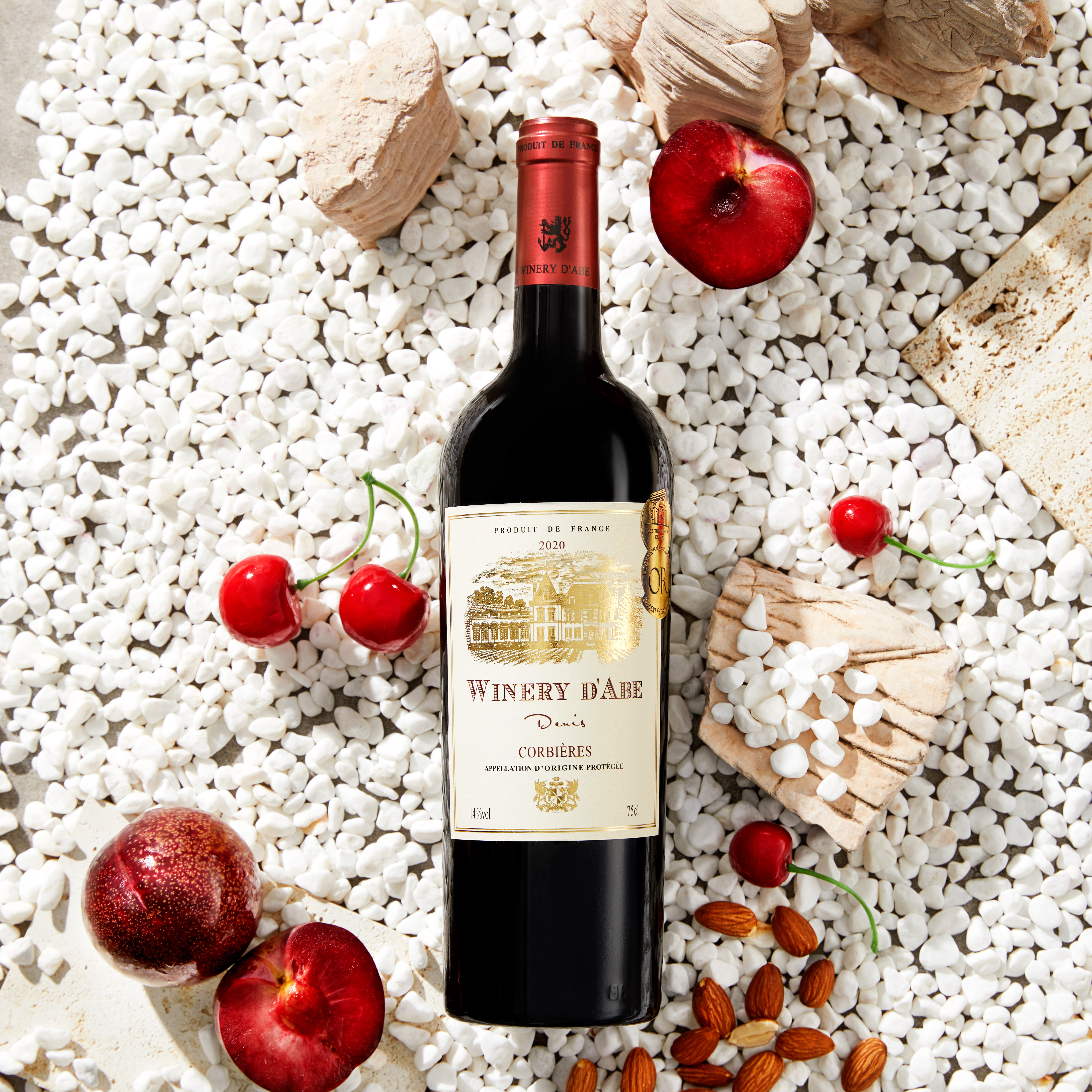 法国南法阿贝城堡德尼干红 南法阳光沐浴下的馥郁果香750ml单瓶