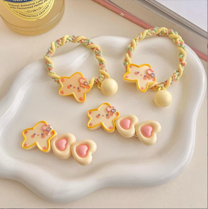 发圈卡通双头皮筋扎头发