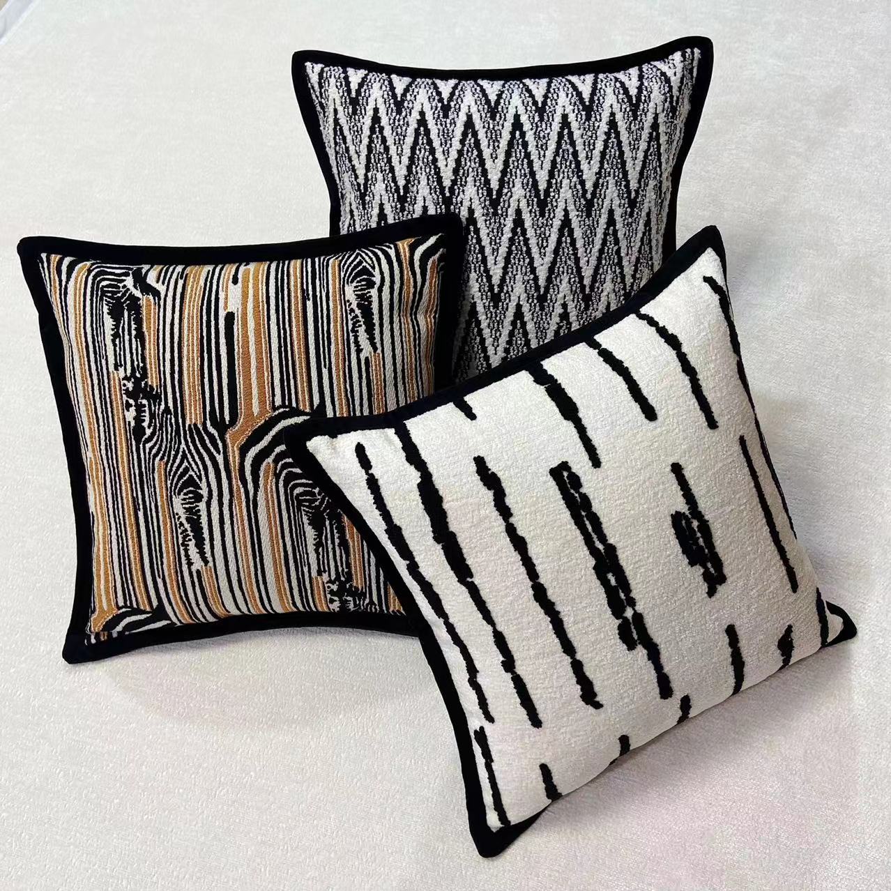 【抽象风格】现代抽象轻奢抱枕居家客厅沙发抱枕样板房飘窗靠背