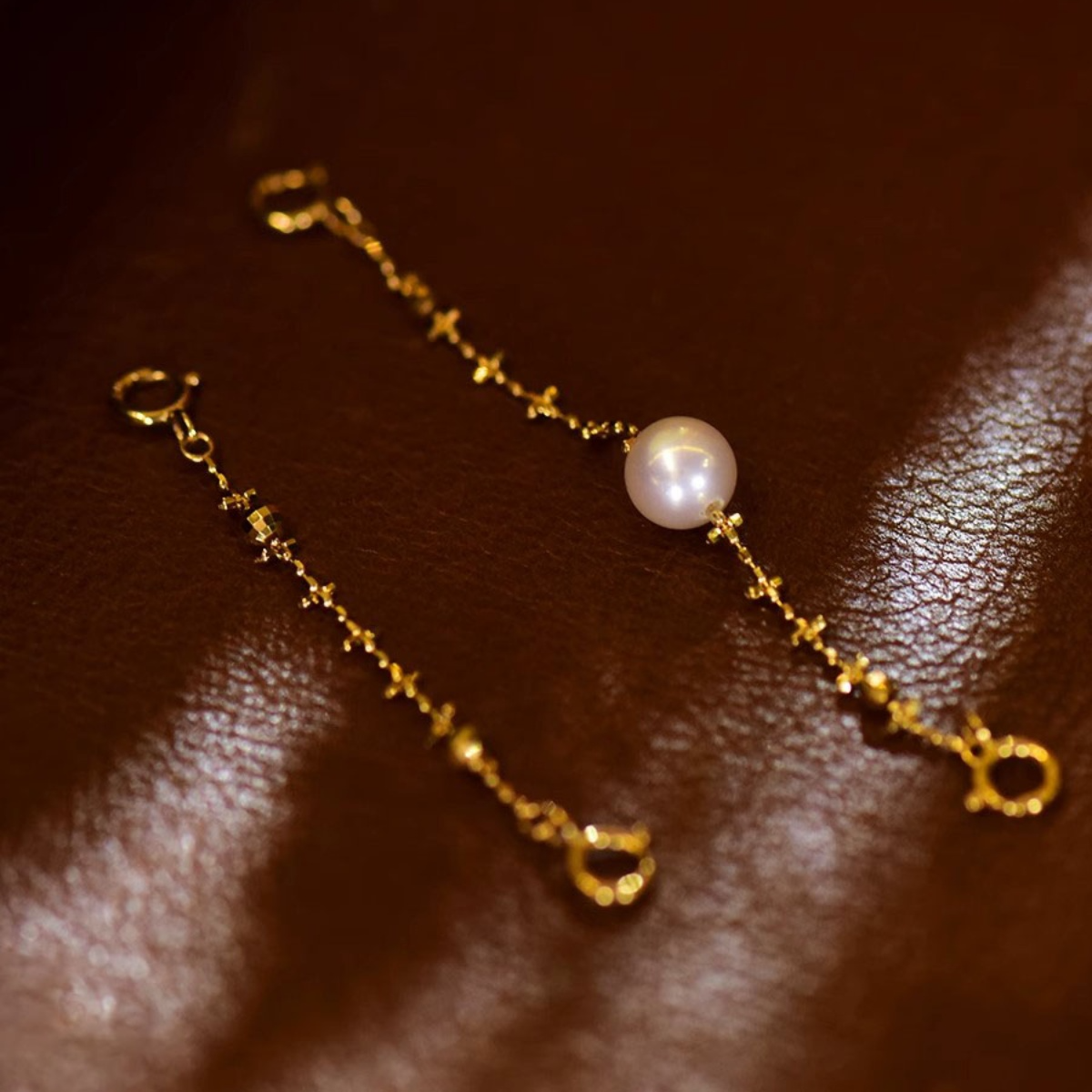 新款项链延长链项链吊坠百搭满天星双扣万能配饰简约创意DIY配件