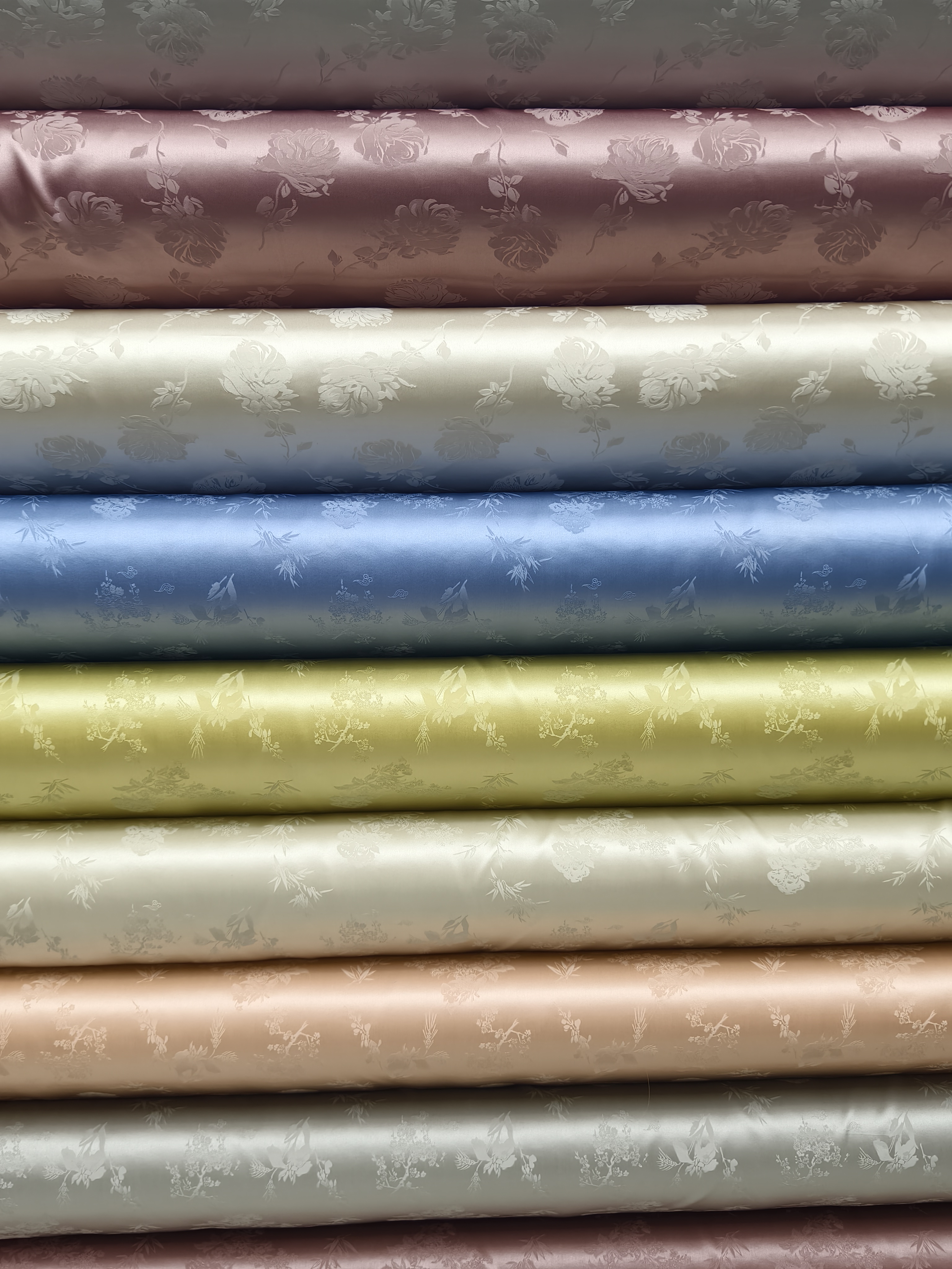 非遗丝绸面料（仅花型参考）提花缎 7