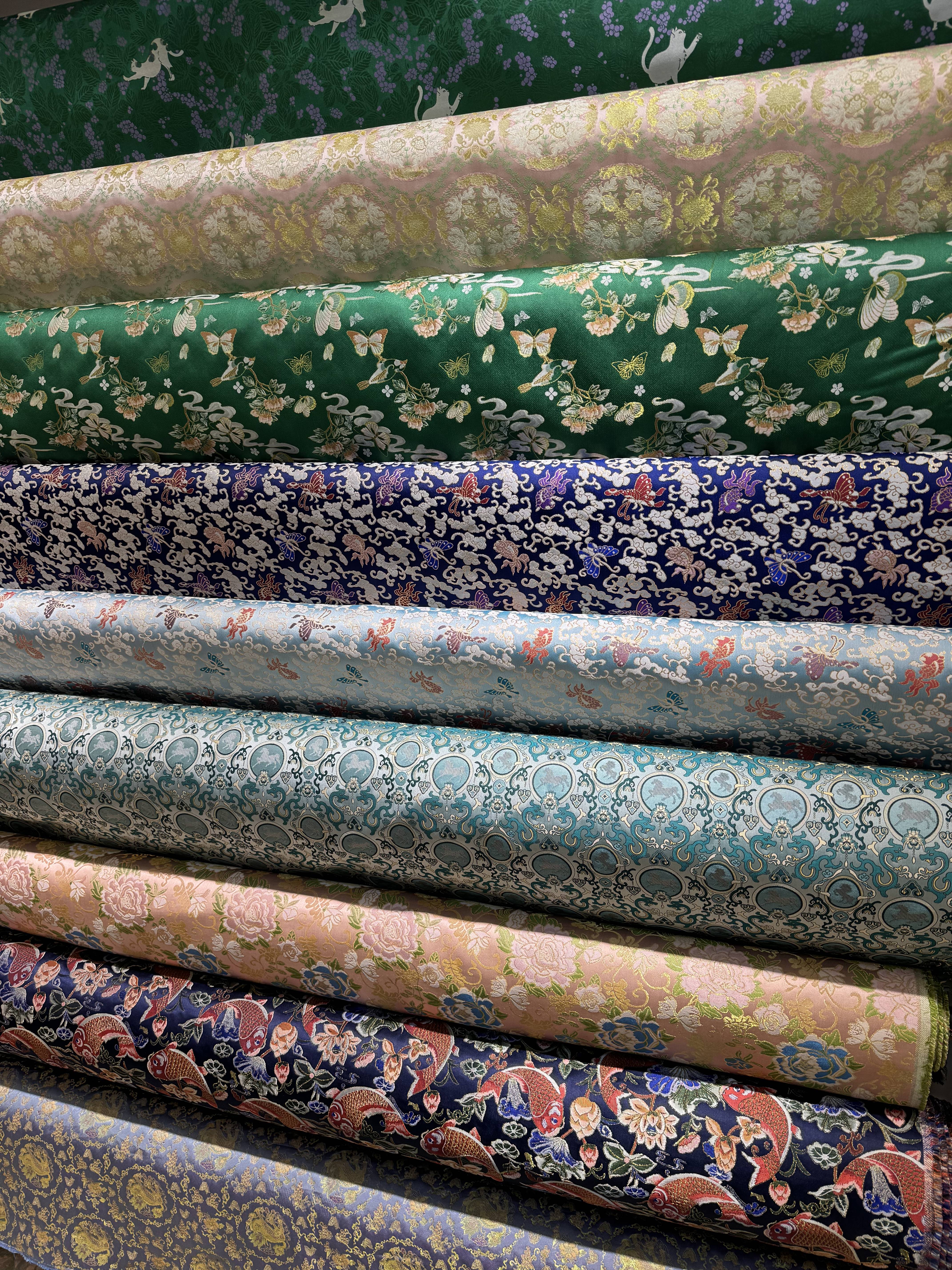 双十二福利款 非遗丝绸面料（仅花型参考）架子图 7