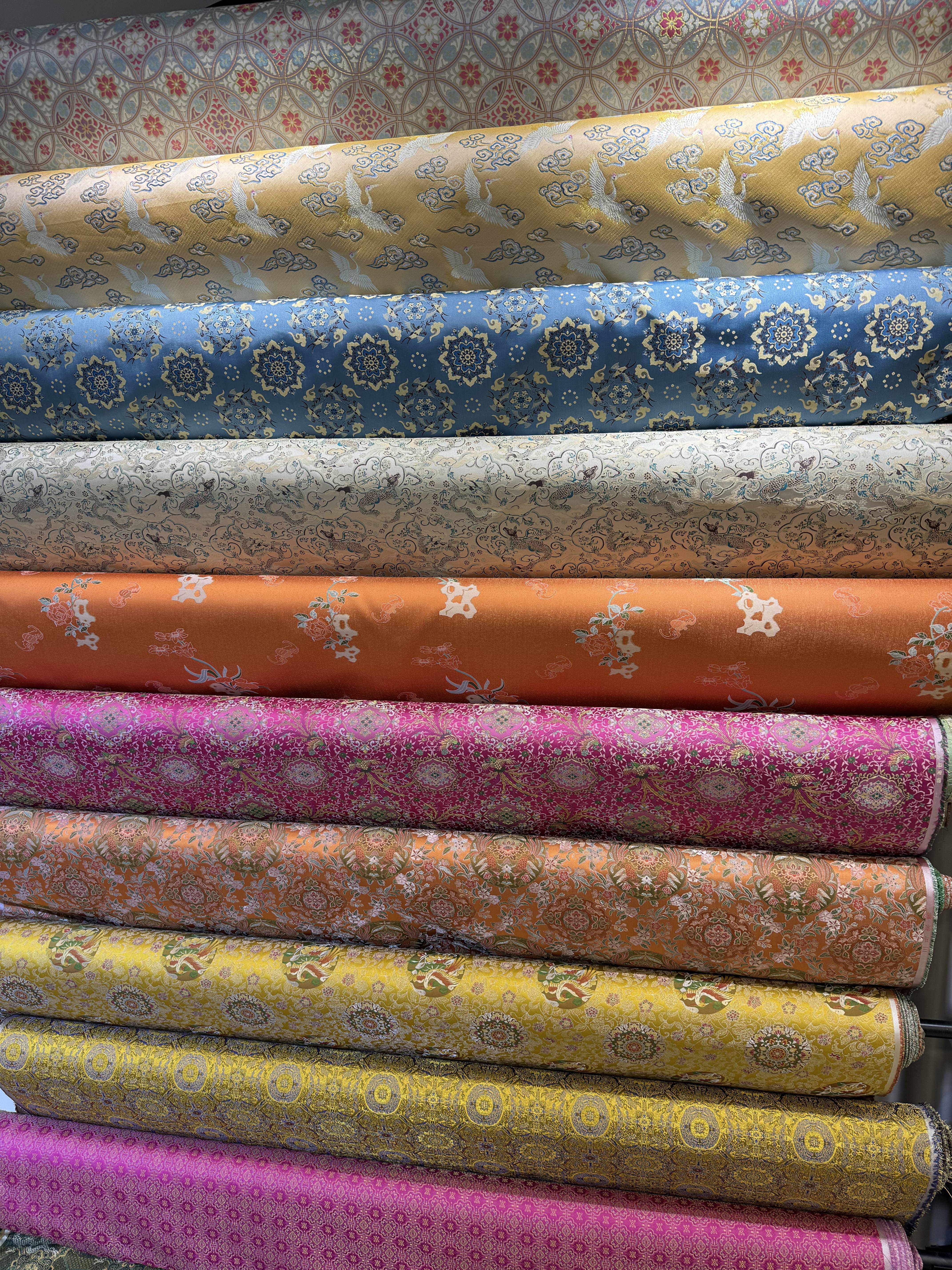 双十二福利款 非遗丝绸面料（仅花型参考）架子图 17