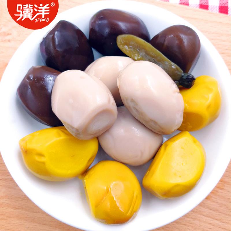 骥洋盐焗鹌鹑蛋即食小卤蛋小零食山椒味办公室休闲小吃姜0g
