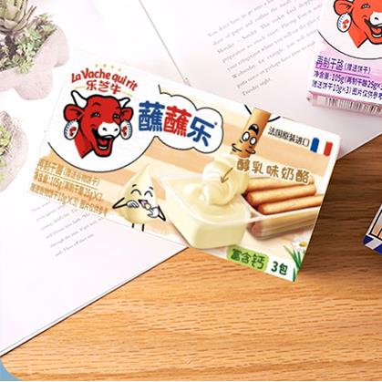 乐芝牛蘸蘸乐水果味奶酪饼干草莓蓝莓香蕉奶酪酱儿童乳酪零食笋0g
