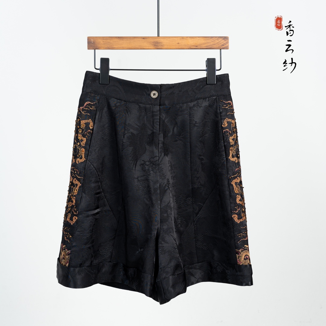 走心非遗香云纱短裤24ZS103百搭夏季