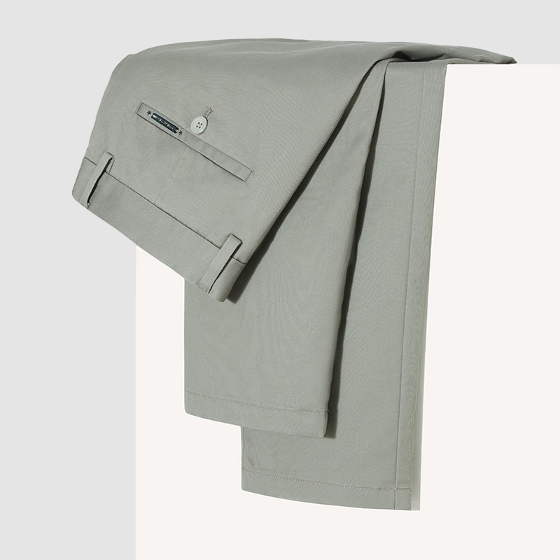 夏季直筒减龄百搭休闲裤西裤2025春夏弹力长裤裤子薄款透气男士